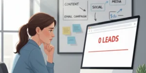 Frustrated Business Owner Facing Zero Website Leads